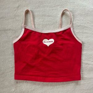Red PlayBoy Heart Tank